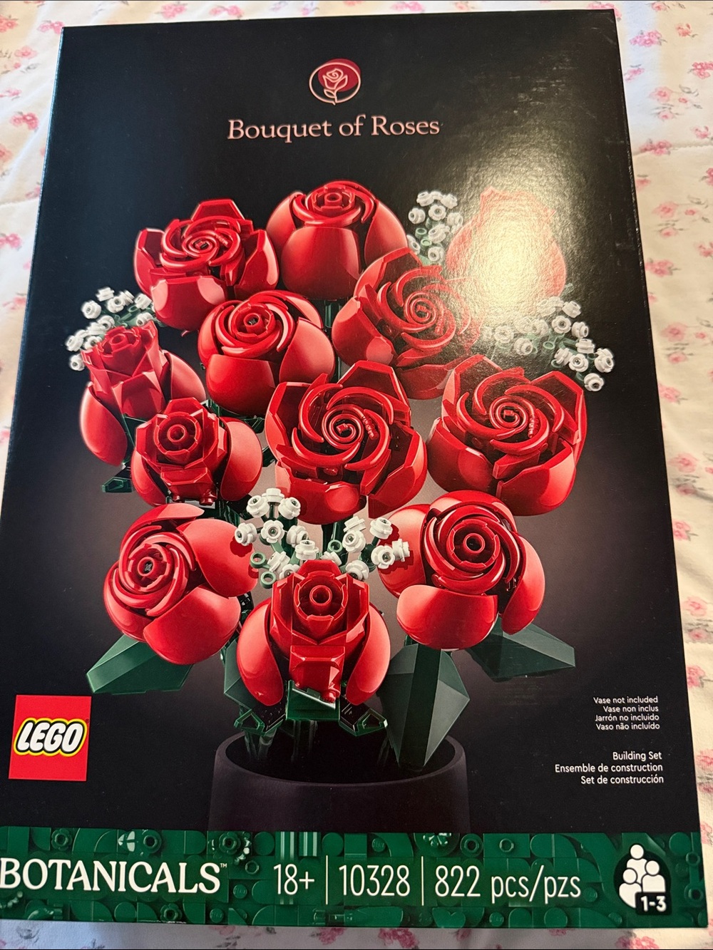 LEGO Red Roses Bouquet Floral Display